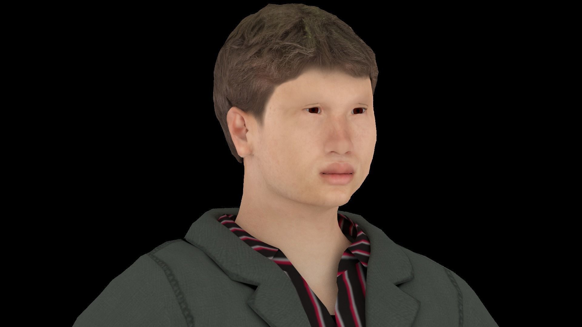 Model 5 man in jacket and jeans 3D model_1