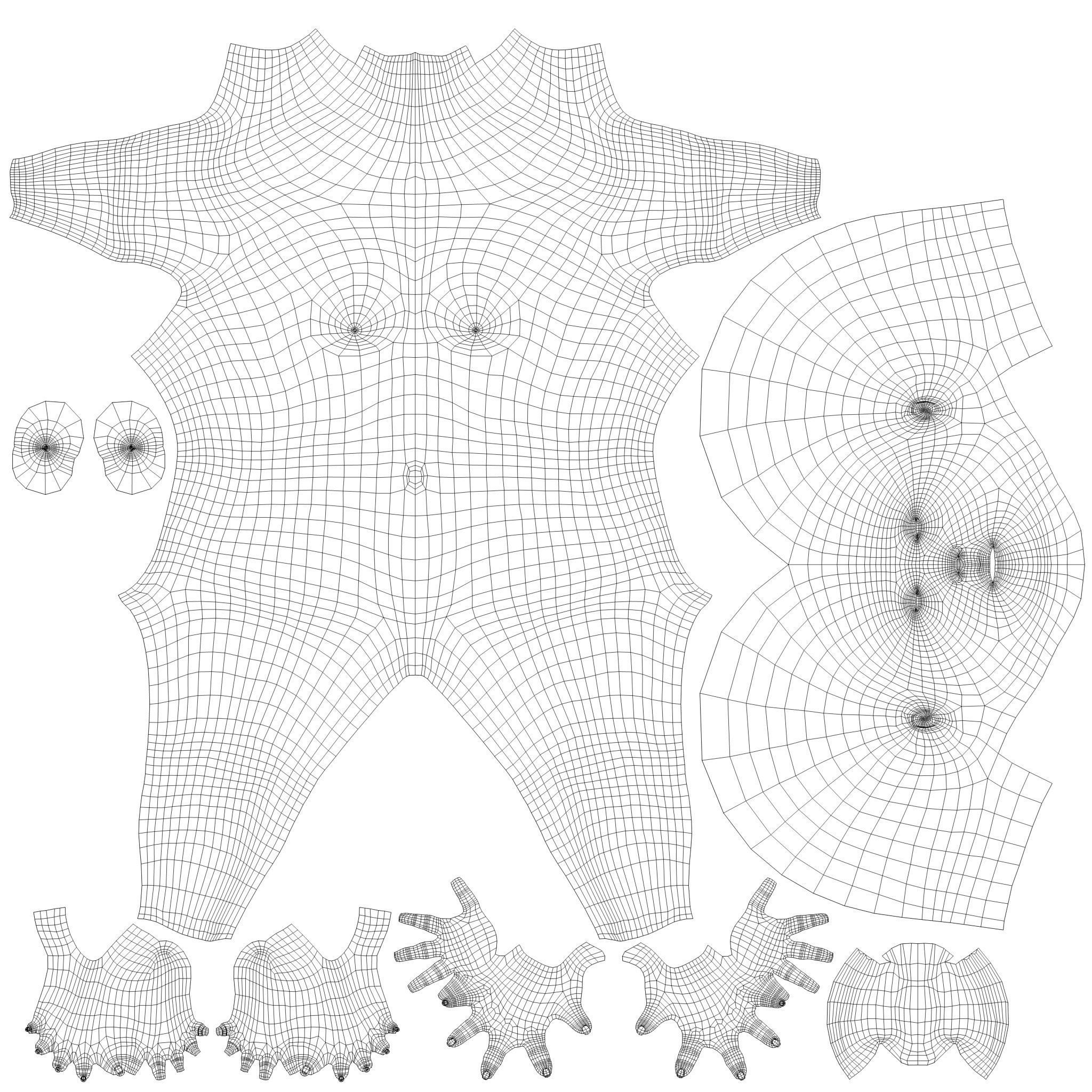 Model 9 man 3D model_5