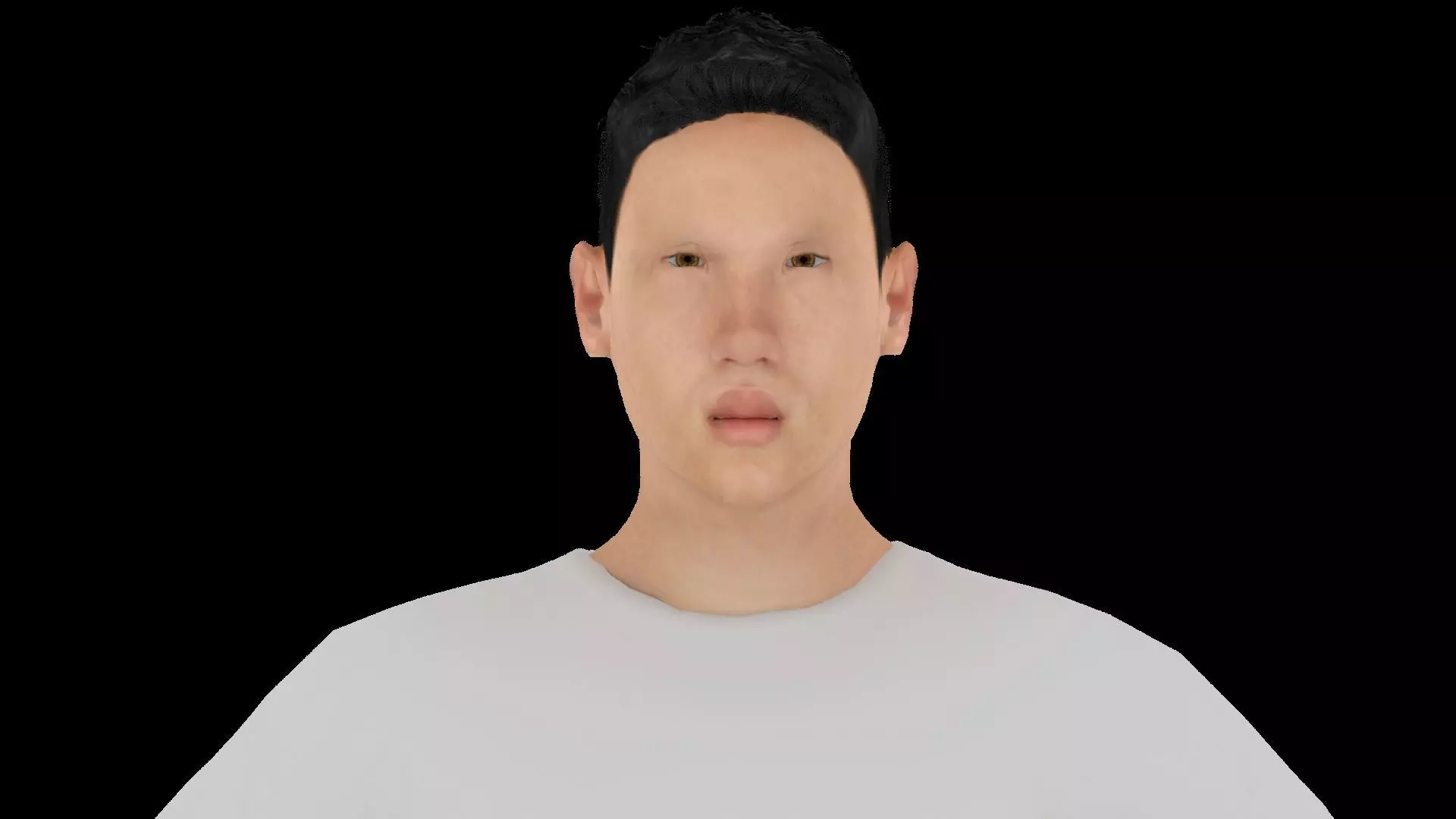 Model 10 man in jeans and t-shirt 3D model_0