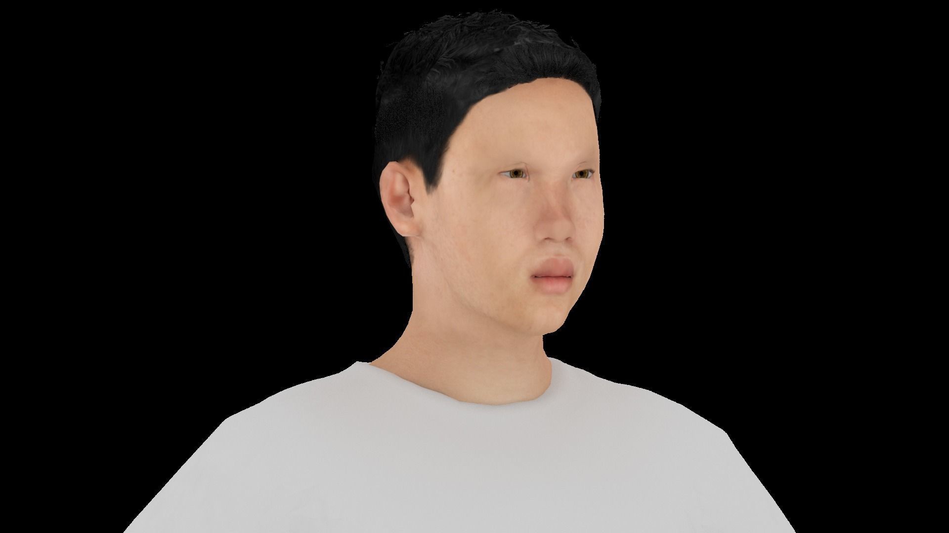 Model 10 man in jeans and t-shirt 3D model_1