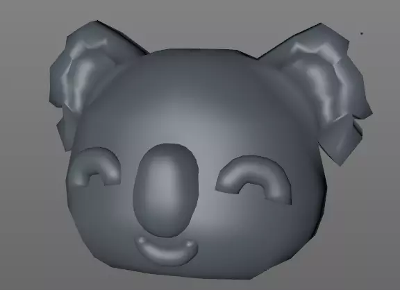 KOALA head 3D model_0