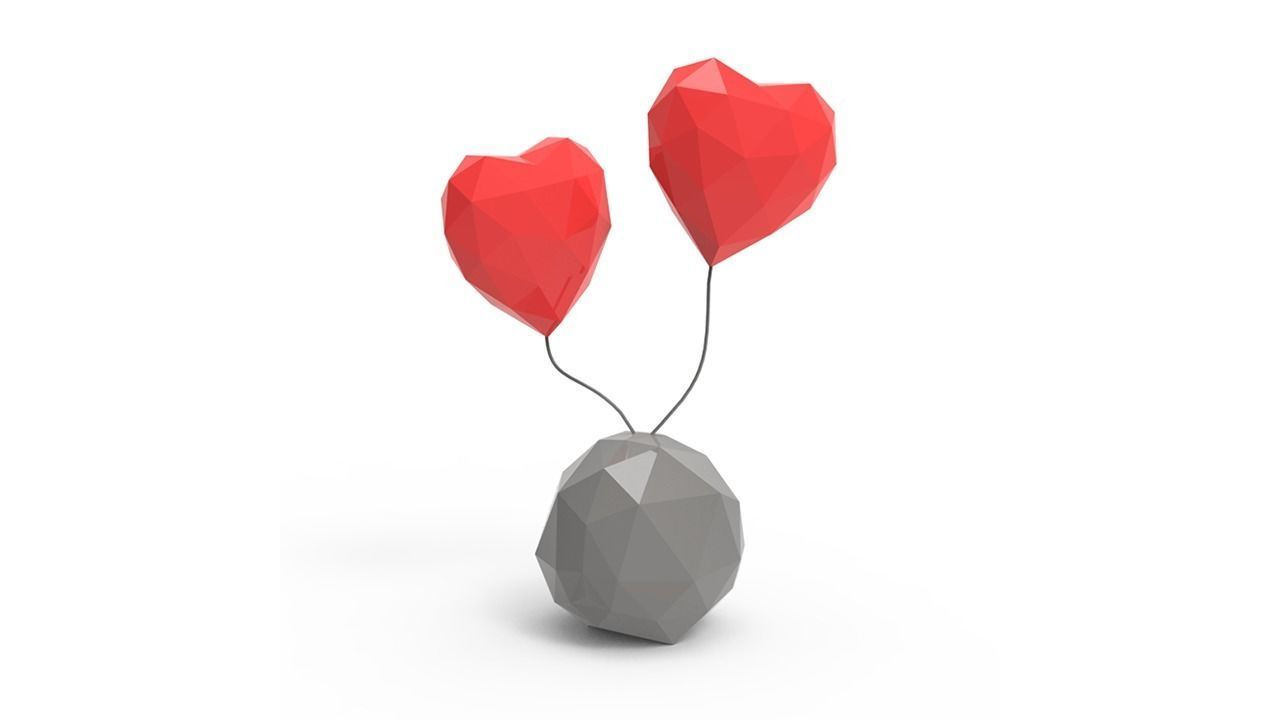 LOVE HEART 3D print model_2