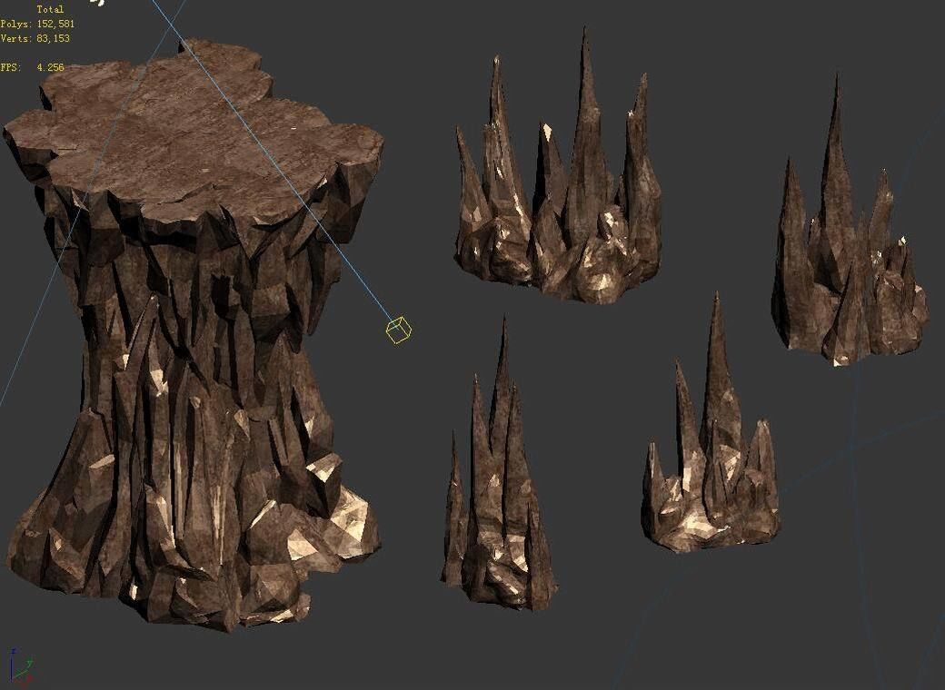 Stone Dragon Forbidden - Stone Combination 3D model_4