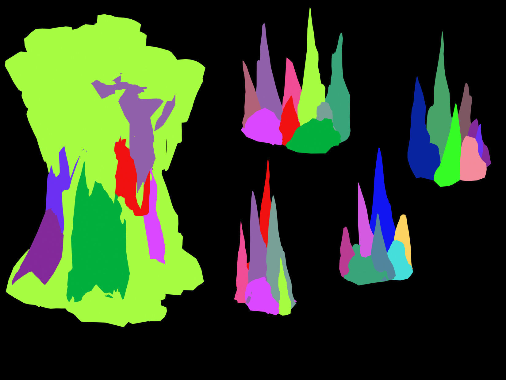 Stone Dragon Forbidden - Stone Combination 3D model_2