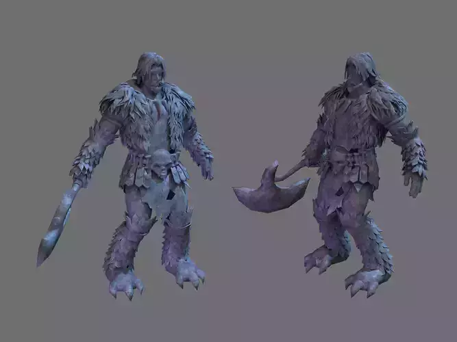 Stone Tomb Map - Pick Axe Statue 03