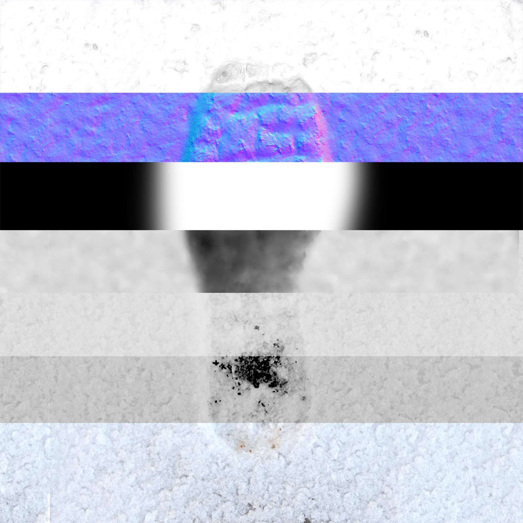 Prints in the snow 3D model_13