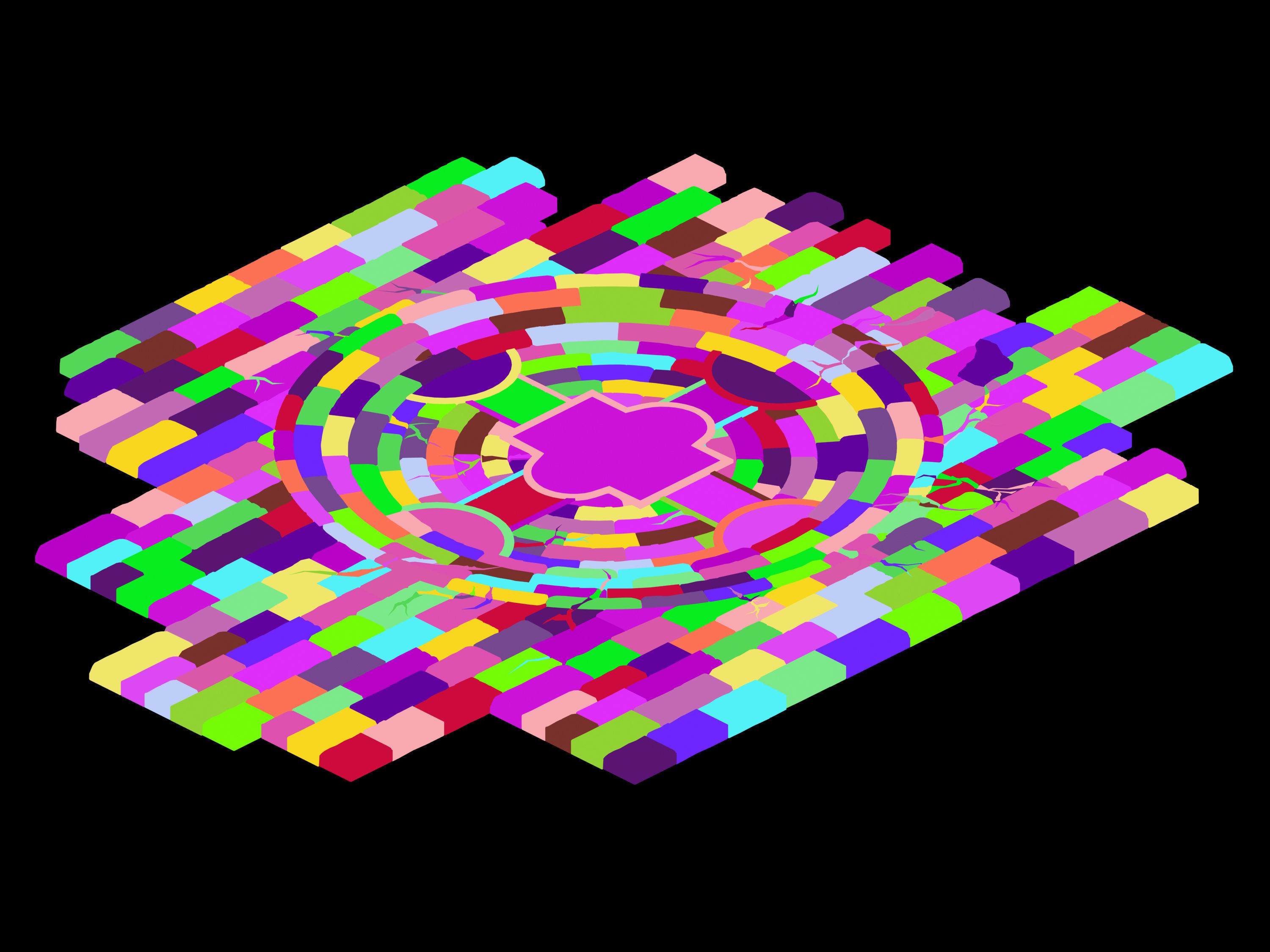 Stone Tomb Map - Central Surface 03 3D model_2