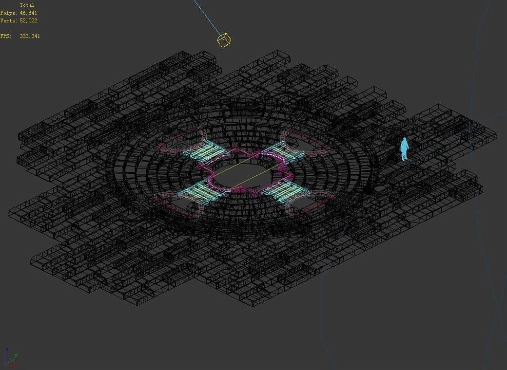 Stone Tomb Map - Central Surface 03 3D model_5