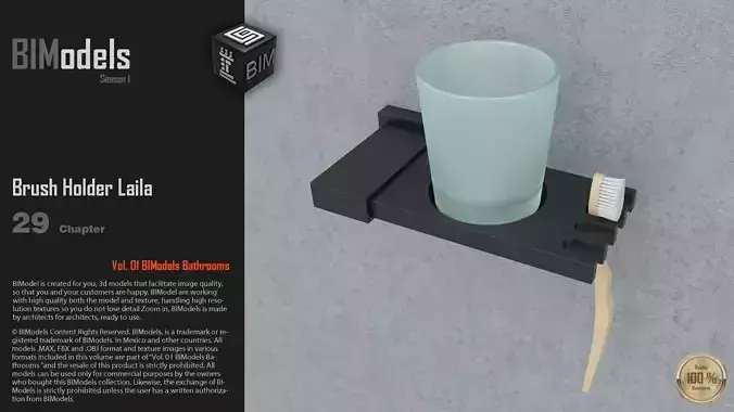 0129 Brush Holder Laila
