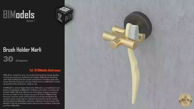 0130 Brush Holder Marli