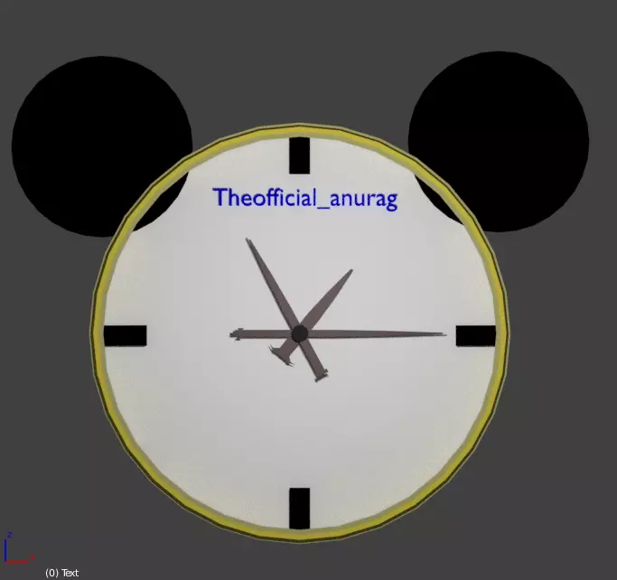 Wall Clock 3D model