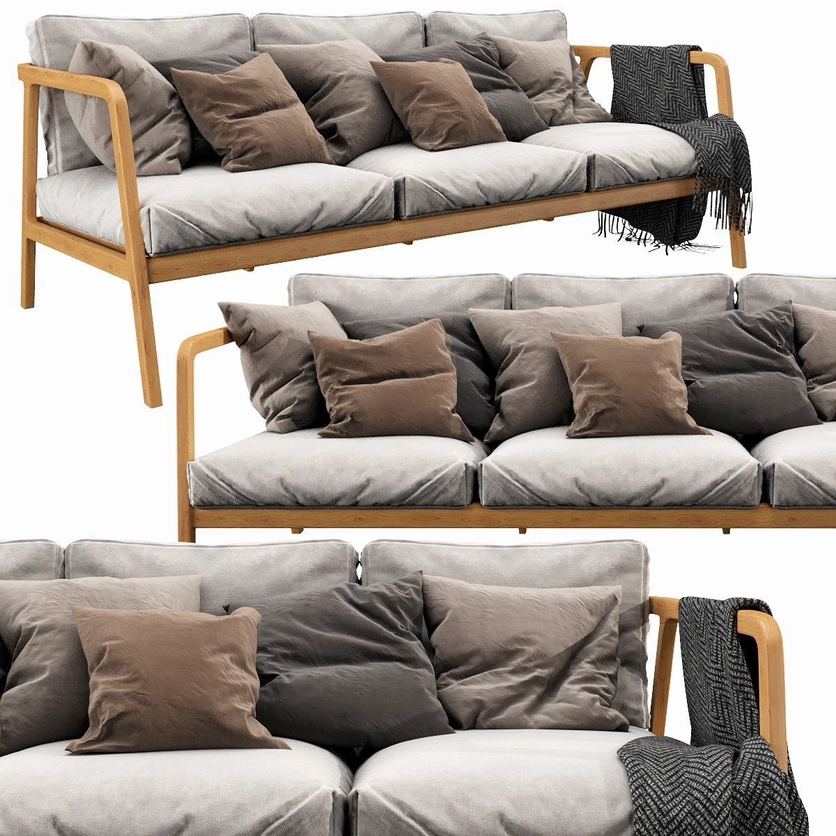 Skyline Flexx 3 Seat 3D model_1