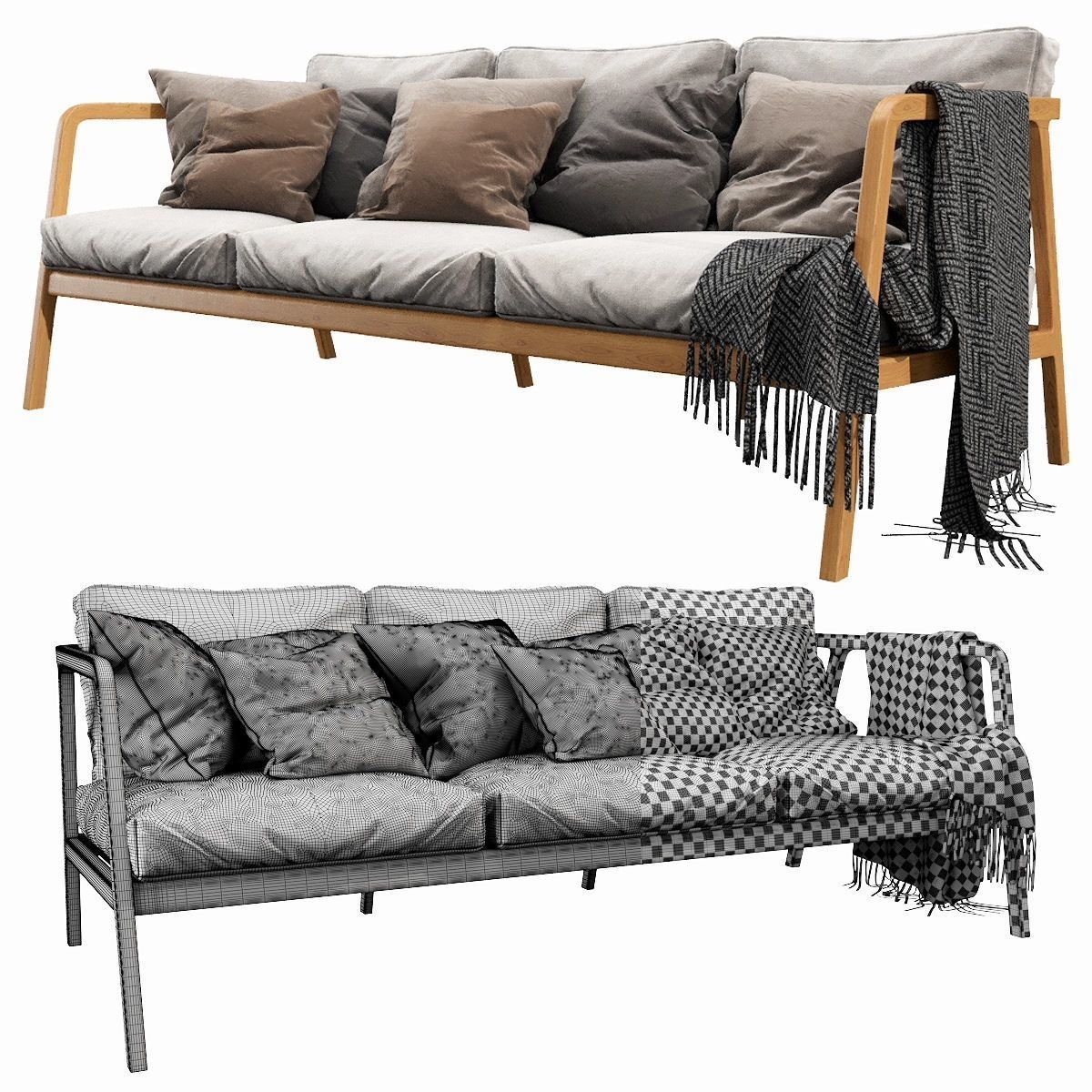 Skyline Flexx 3 Seat 3D model_3