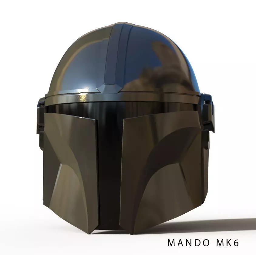 Mandalorian Helmet 3D print model_0