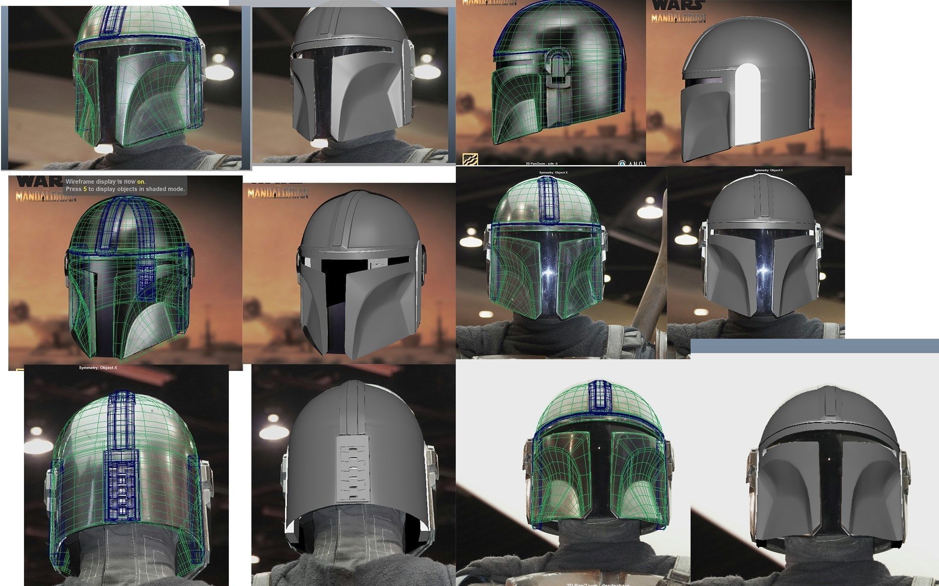 Mandalorian Helmet 3D print model_8