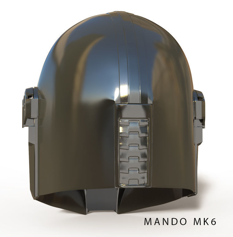 Mandalorian Helmet 3D print model_3