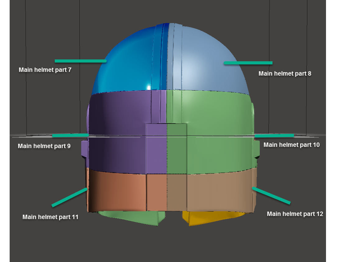 Mandalorian Helmet 3D print model_13