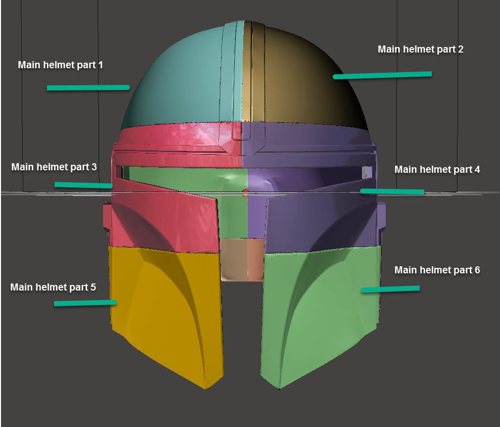 Mandalorian Helmet 3D print model_12