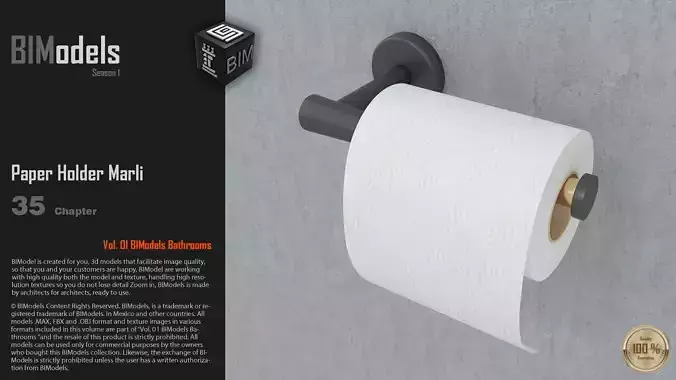 0135 Paper Holder Marli