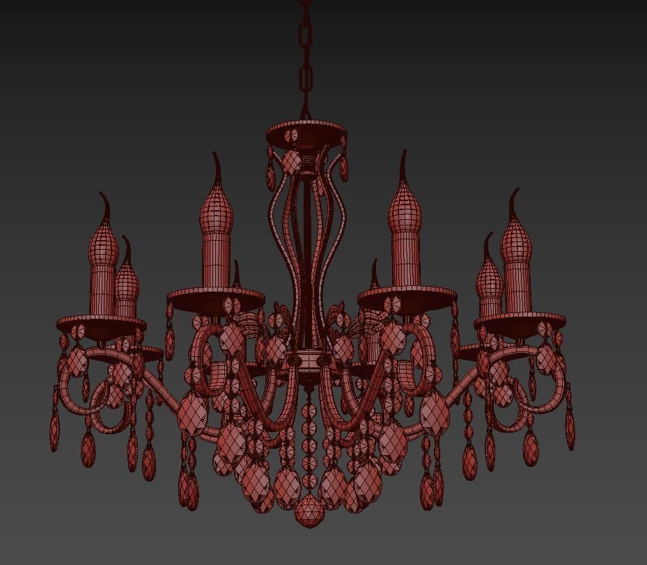 Vesuvio E Chandelier 1 1 8 601 G 3D model_2