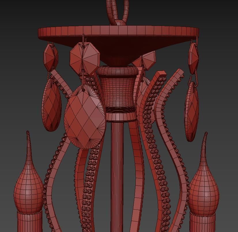 Vesuvio E Chandelier 1 1 8 601 G 3D model_3