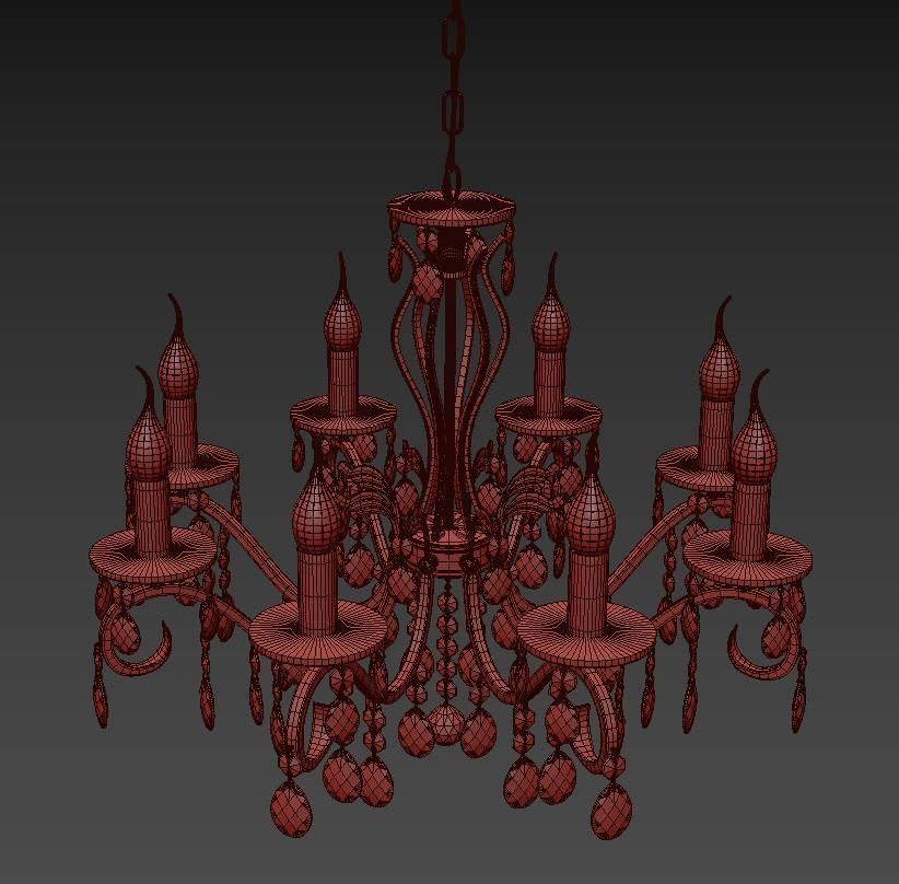 Vesuvio E Chandelier 1 1 8 601 G 3D model_5