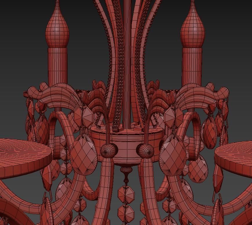 Vesuvio E Chandelier 1 1 8 601 G 3D model_4
