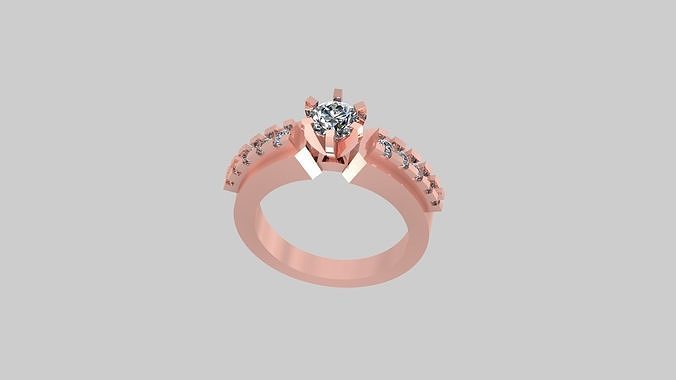 jewelry diamond  ring looking good  3D print model