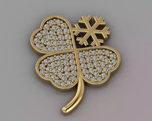 GC GOLD H257-Diamond gold NECKLACE 