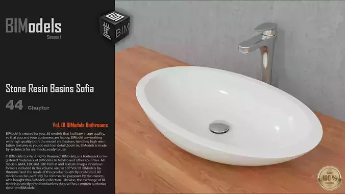 0144 Stone Resin Basins Sofia