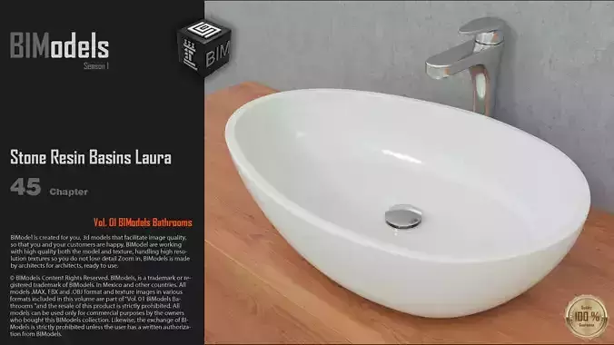 0145 Stone Resin Basins Laura