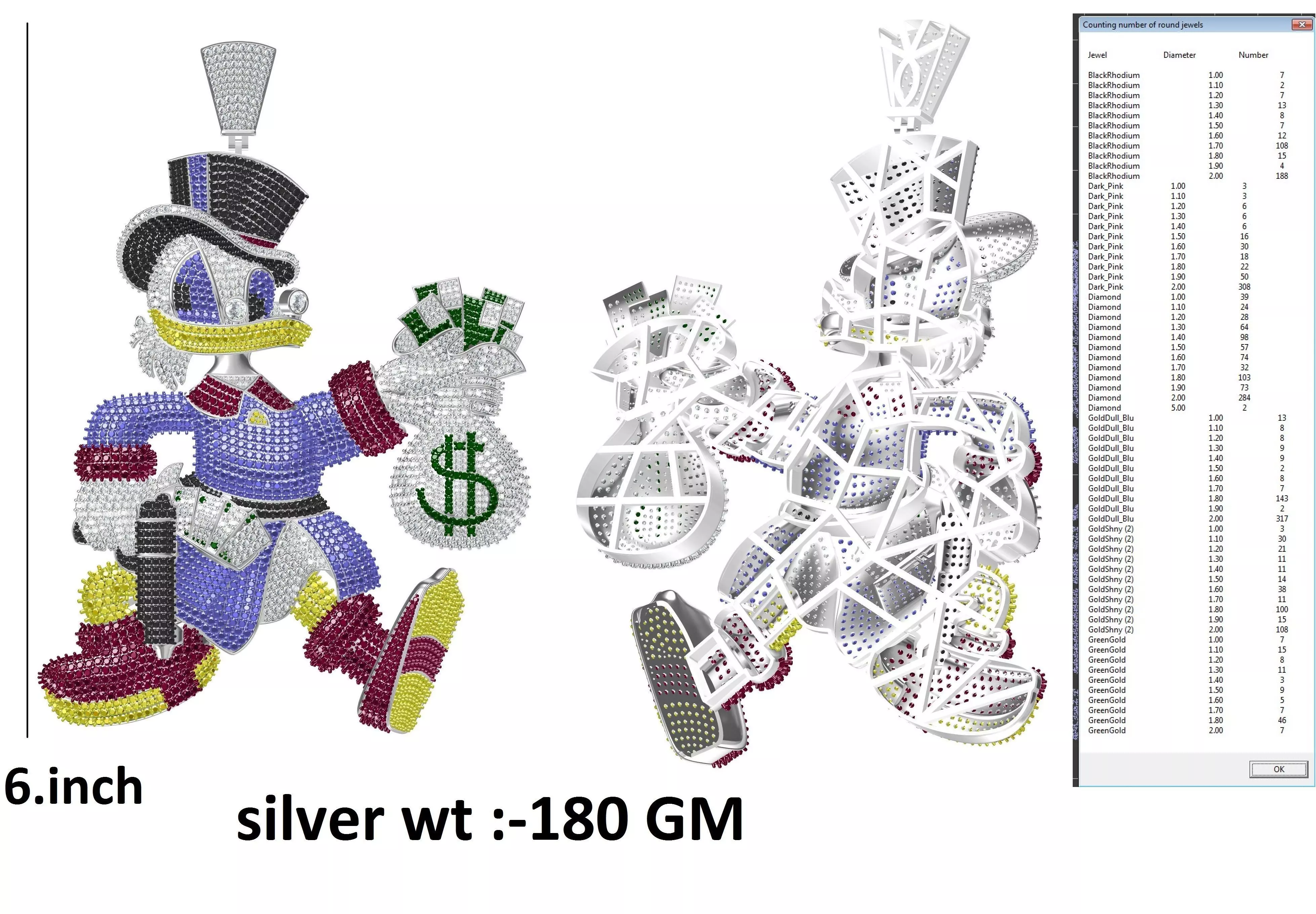 Donald duck 3D print model_0