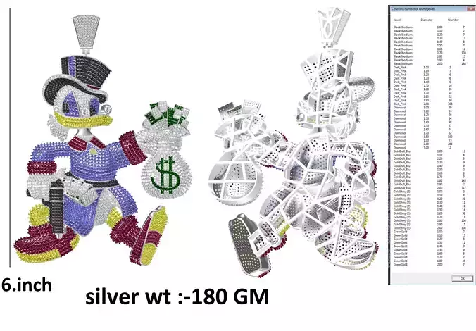 Donald duck 3D print model