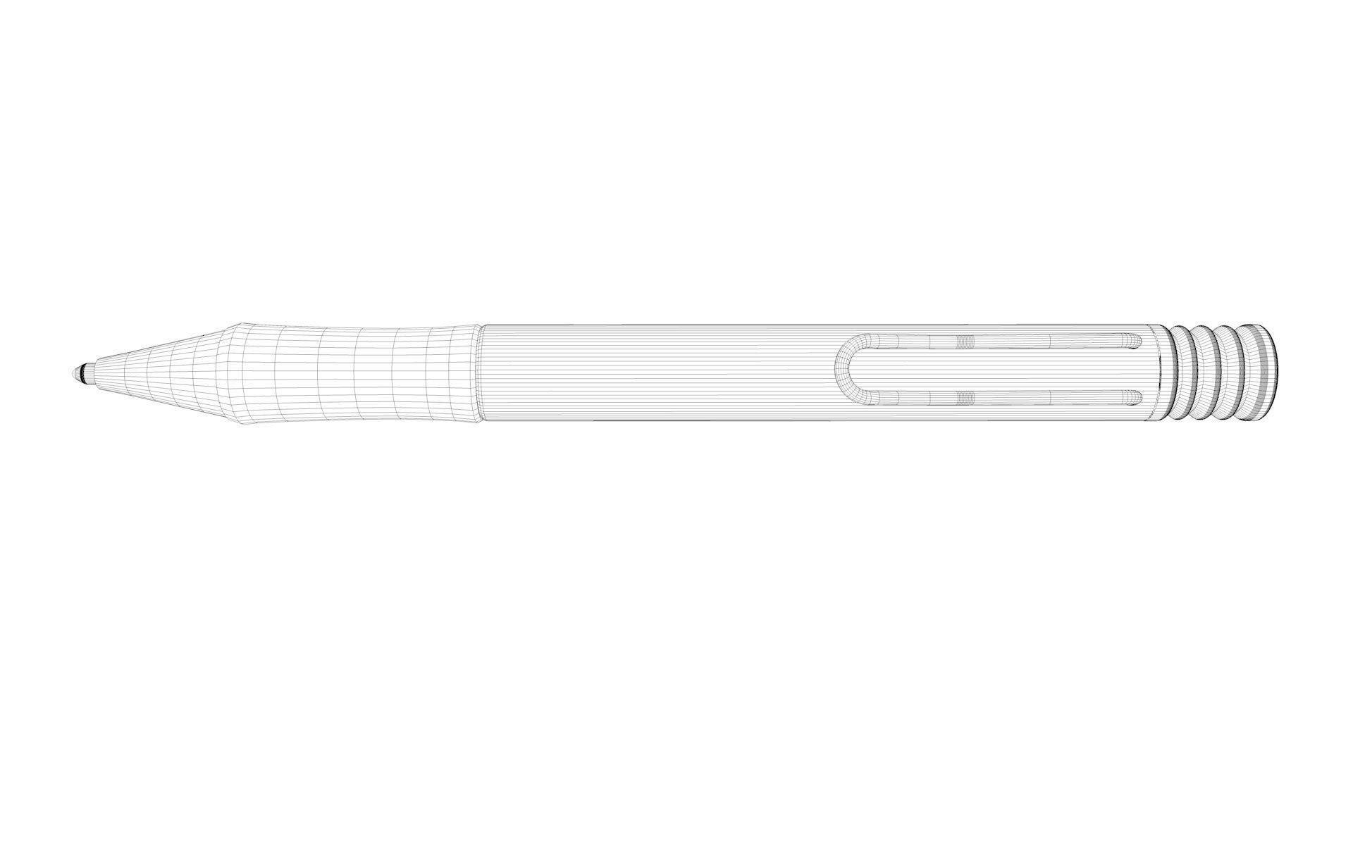 Lamy Ballpoint Pen 3D model_7