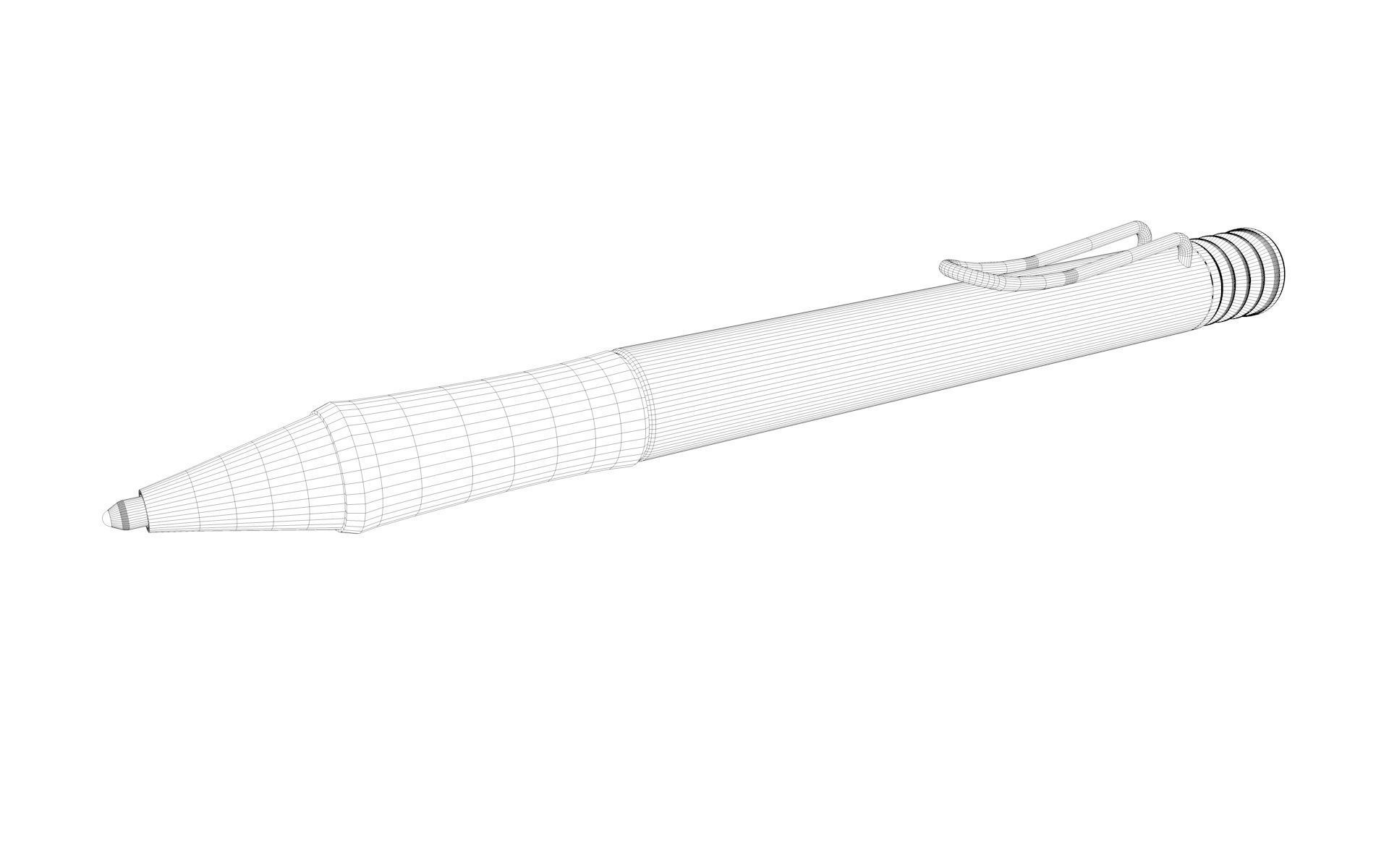 Lamy Ballpoint Pen 3D model_5
