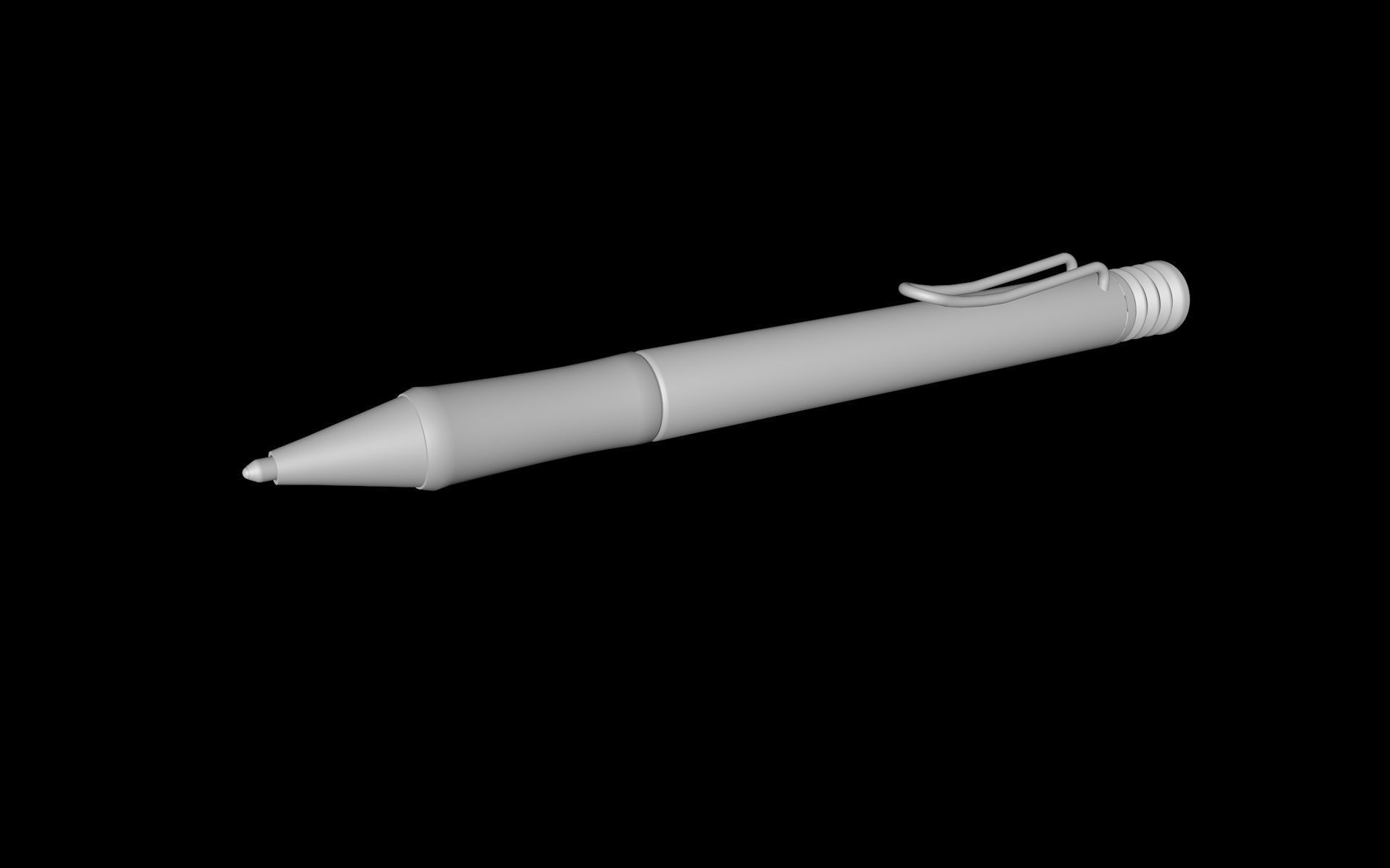 Lamy Ballpoint Pen 3D model_3