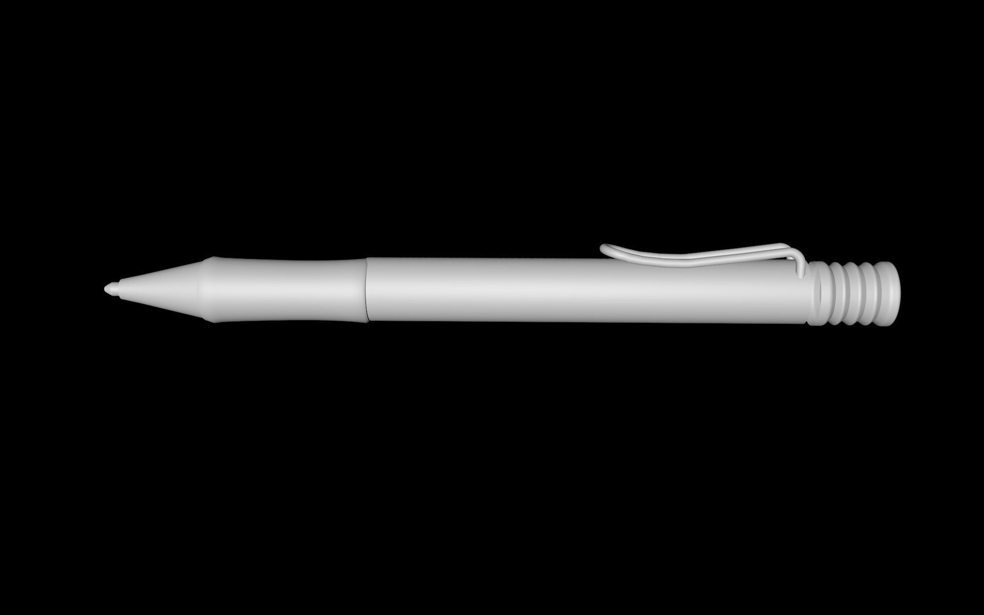 Lamy Ballpoint Pen 3D model_4
