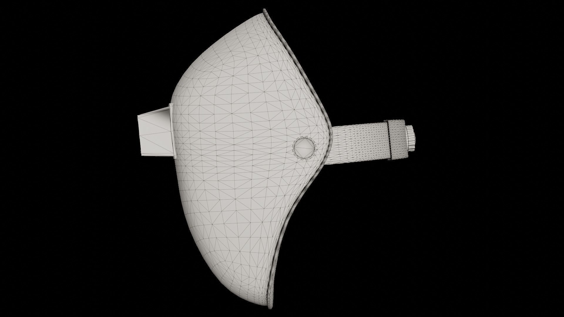 Welding Helmet Low-poly 3D model_6