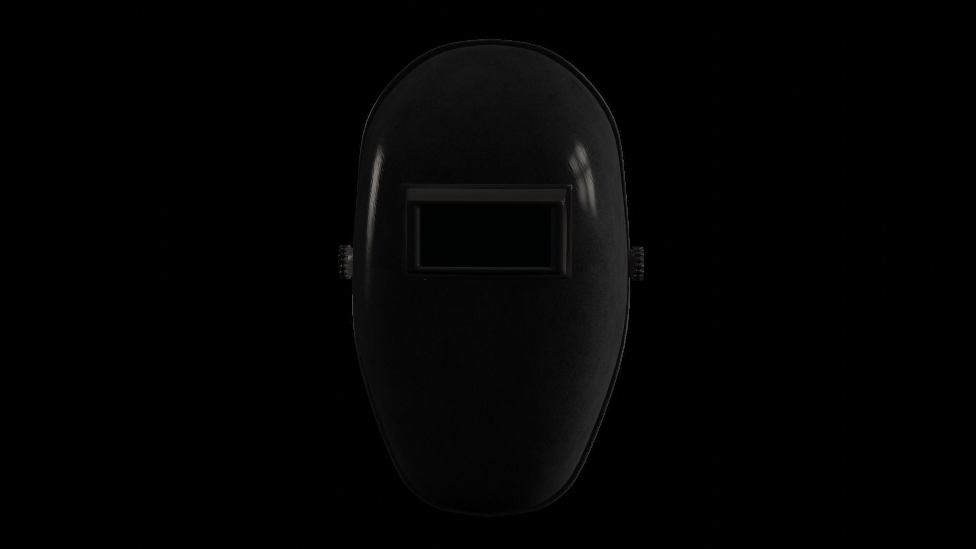 Welding Helmet Low-poly 3D model_1