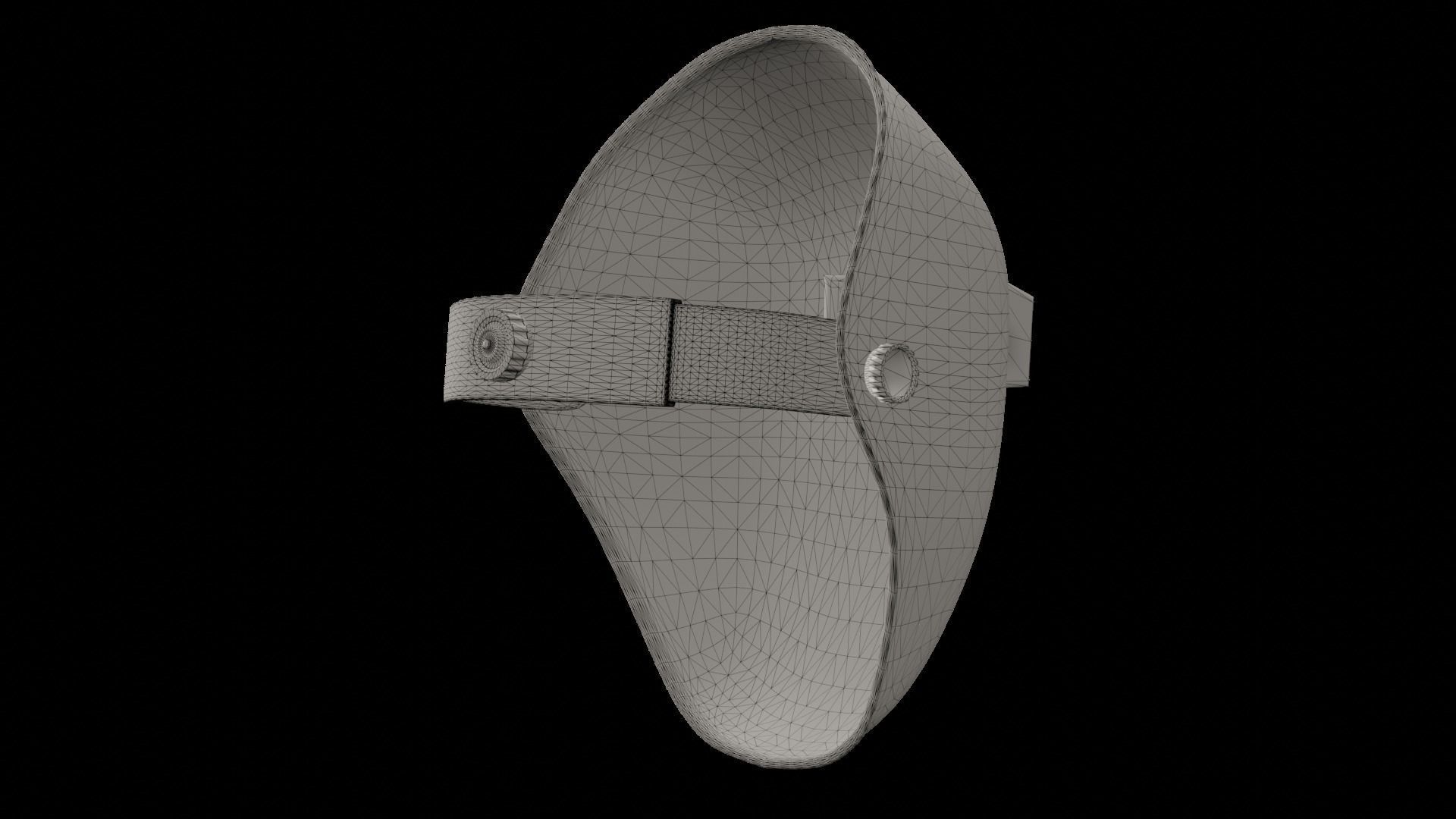 Welding Helmet Low-poly 3D model_4