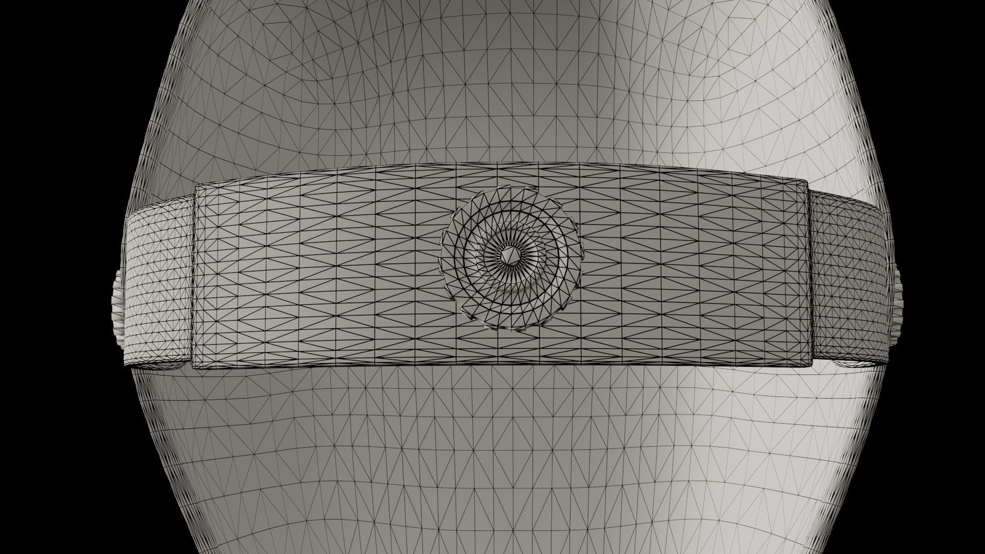 Welding Helmet Low-poly 3D model_7