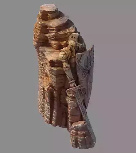 Stone Blood Festival Canyon - Entrance Statue 02