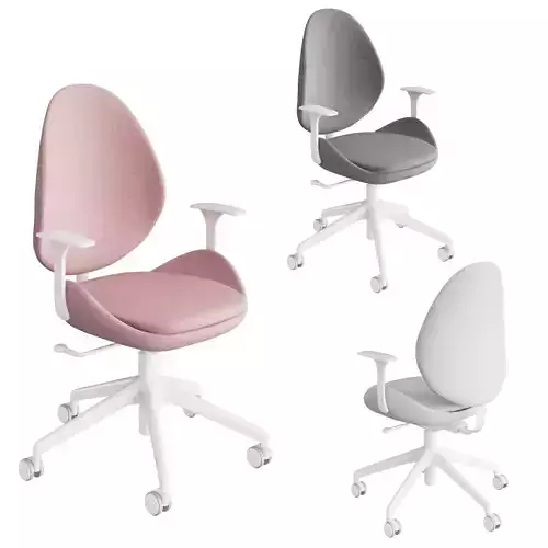HATTEFJALL office chair with castor wheels