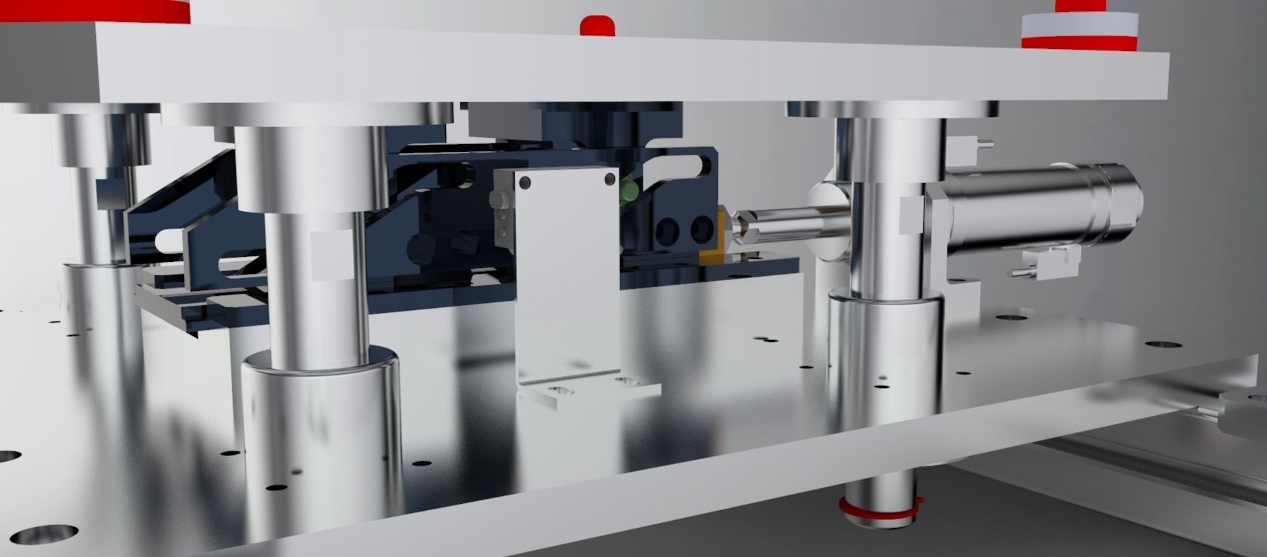 Cylinder pushing mechanism 3D model_4