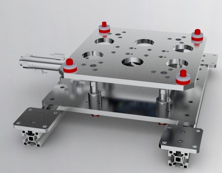 Cylinder pushing mechanism 3D model_3