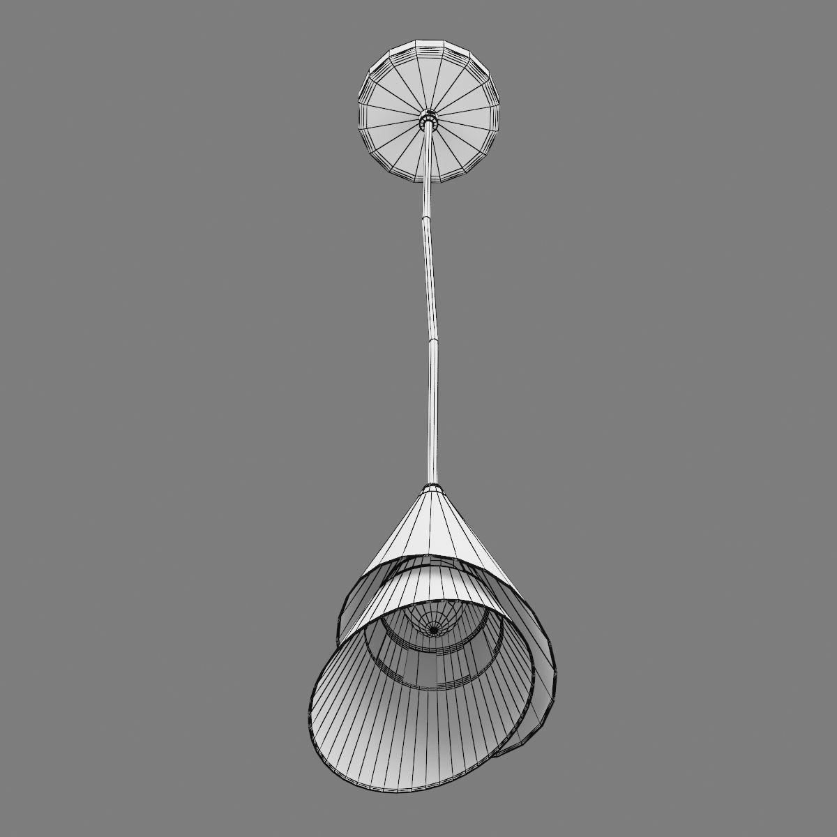 757010 Cone Lightstar Pendant Lamp 3D model_5