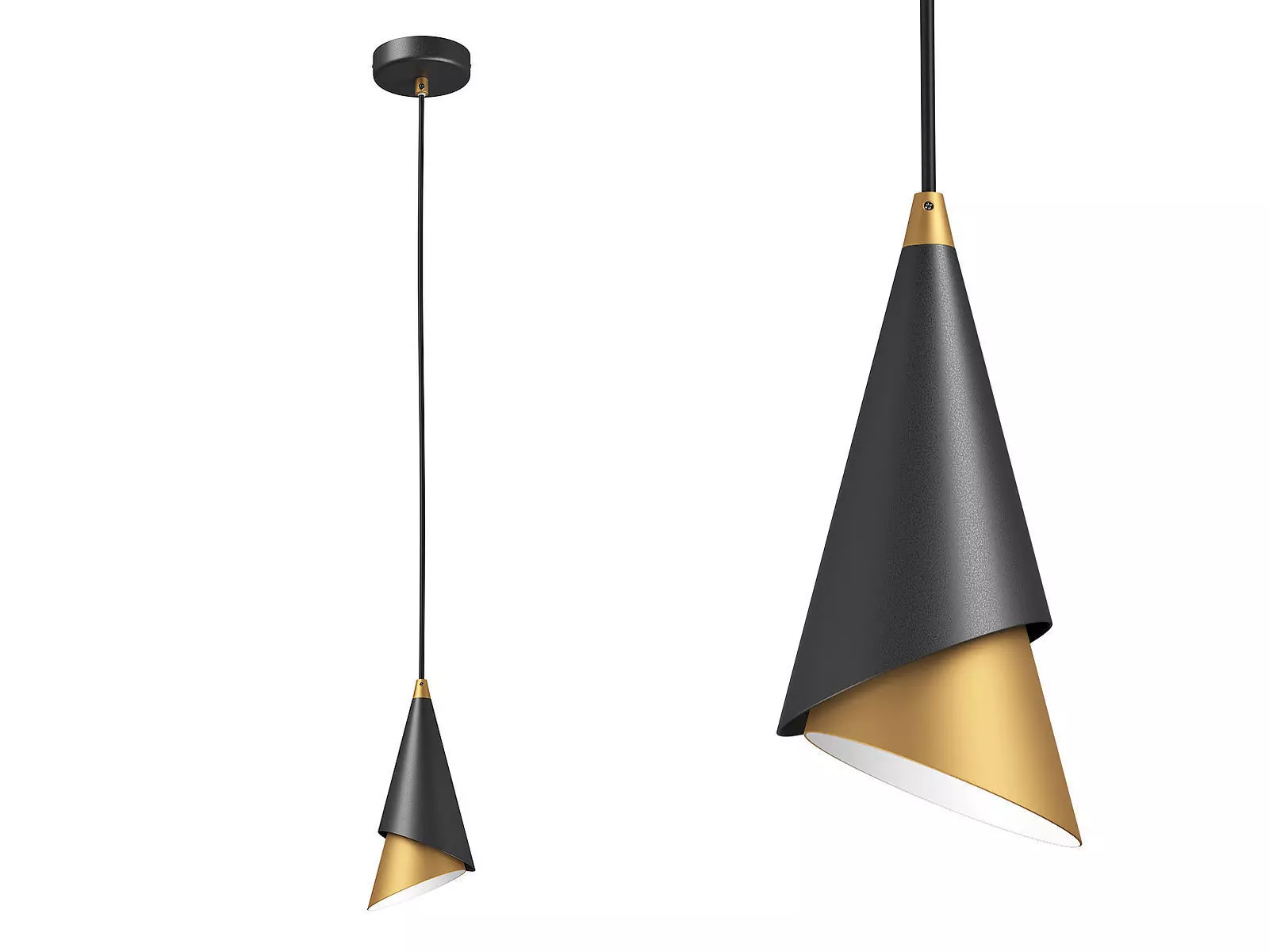 757010 Cone Lightstar Pendant Lamp 3D model_0