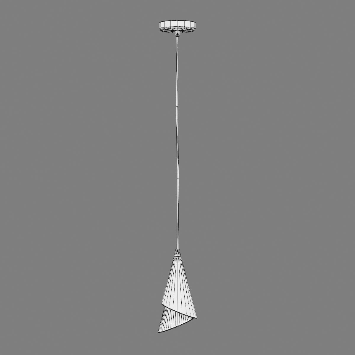 757010 Cone Lightstar Pendant Lamp 3D model_4