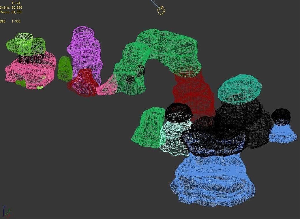 Stone Blood Festival Canyon - Stone 01 3D model_5