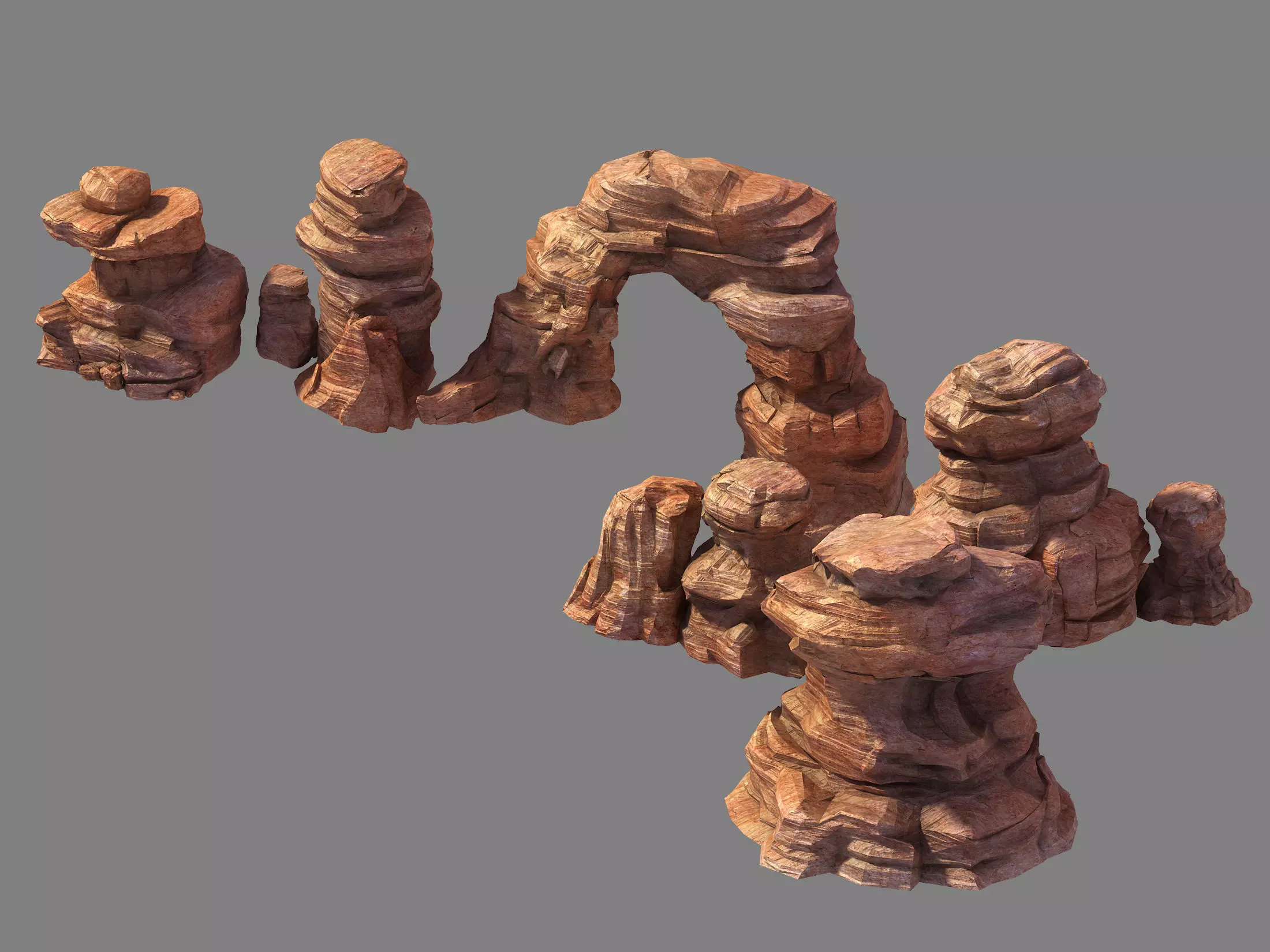 Stone Blood Festival Canyon - Stone 01 3D model_0